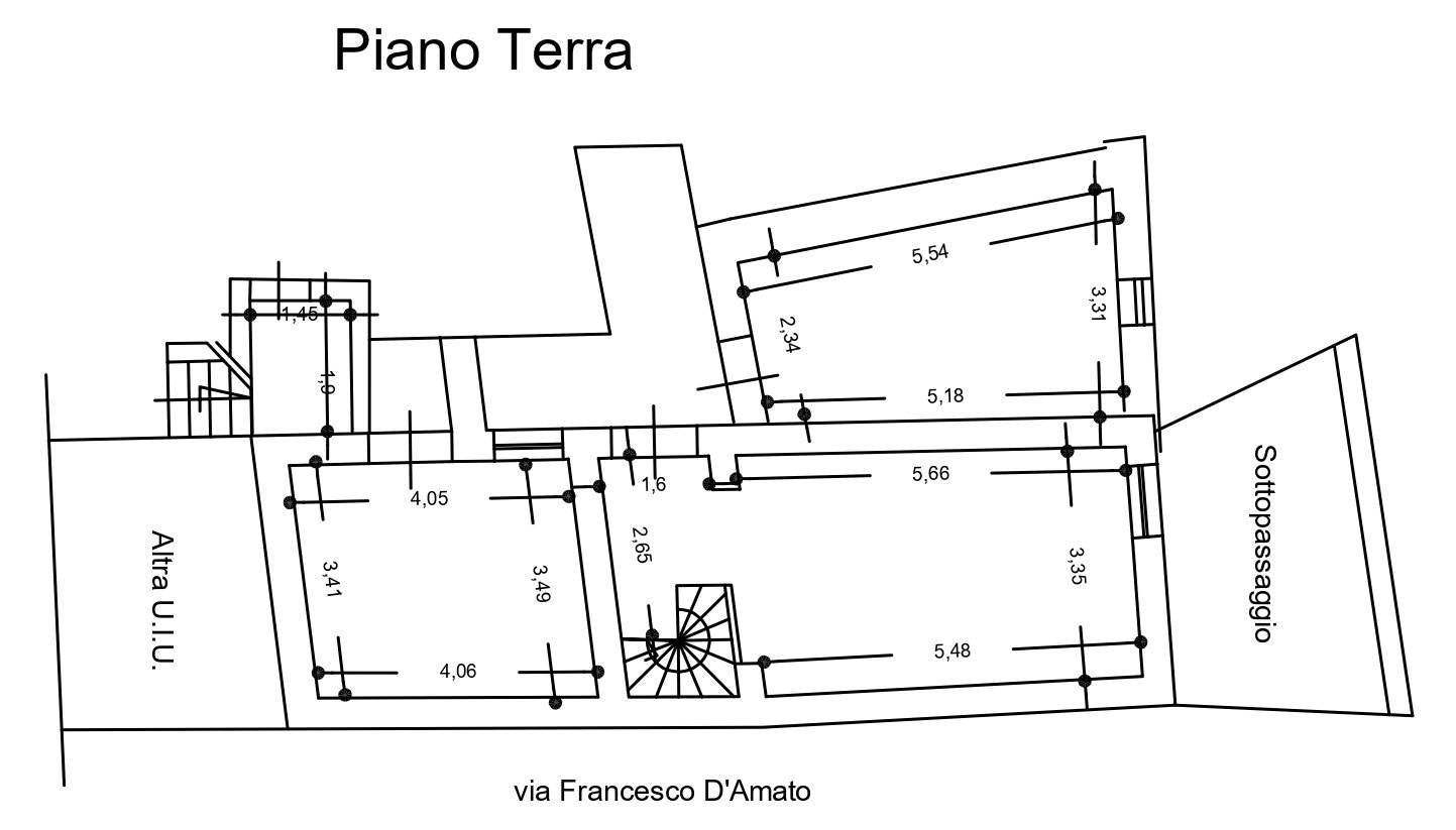 Soluzione semi indipendente su 3 livelli con terrazzi – Via D’Amato, Castel San Giorgio